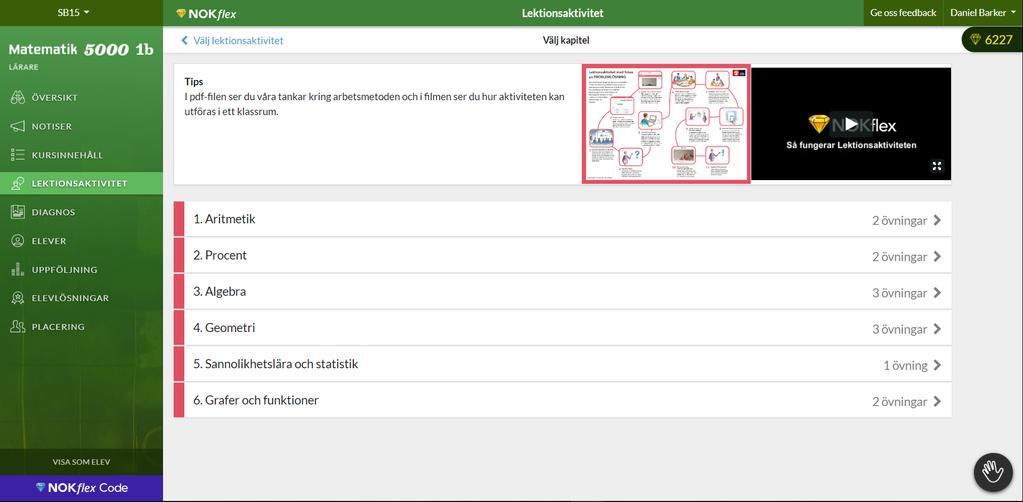 1.3 Bilden är en pdf Den röda bilden längst upp är en pdf som på samma sätt som klassrumsfilmen visar hur