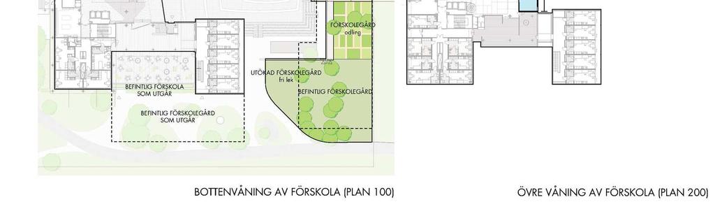 ny entré från Mariebergsgatan planeras vilket tillför rumsliga kvalitéer och sammanhang samtidigt som