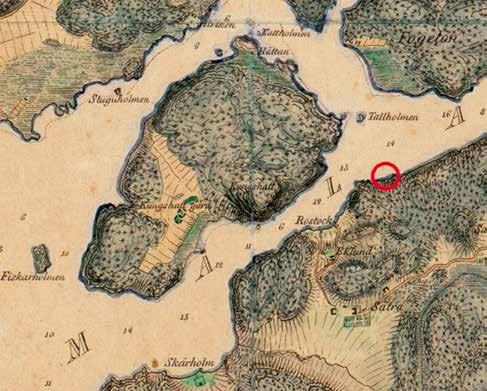 Kulturmiljö och historik nära anslutning till i stort sett den enda större farleden som förbinder Stockholm med det inre av Mälaren och sjötrafiken har varit livlig längs denna farledssträcka.