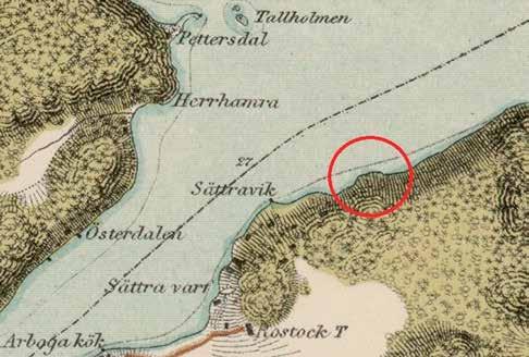 Vid den arkeologiska förstudien som utfördes av Sjöhistoriska museet 2009 påträffades nio fartygslämningar på botten utanför Sätra varv. Fyra av dessa bedömdes vara fornlämningar (Hansson 2010:14).