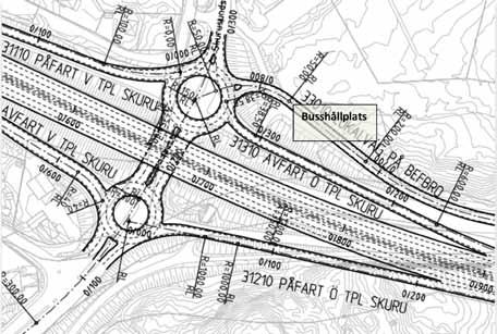 5.2.2 Kollektivtrafik Beroende på hur trafikplatserna utformas ger det olika förutsättningar för busstrafiken.