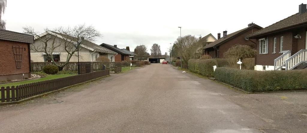 Bebyggelseområden Allmänt Planområdet ligger i ett grönstråk mitt emellan befintliga villabebyggelser och utgörs idag av en öppen gräsyta.