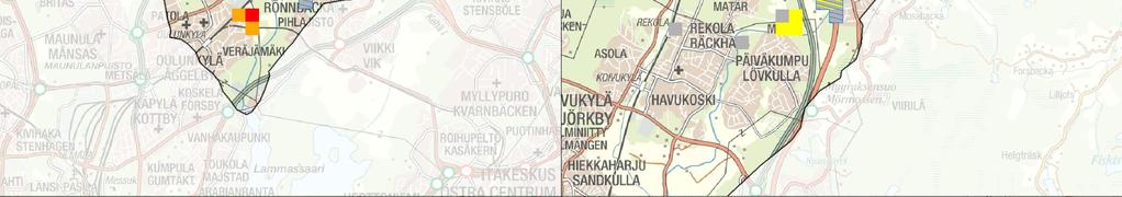 byggnader som är viktiga för samhället på det ungefärliga översvämningsområdet presenteras i tabell 10. Tabell 10.