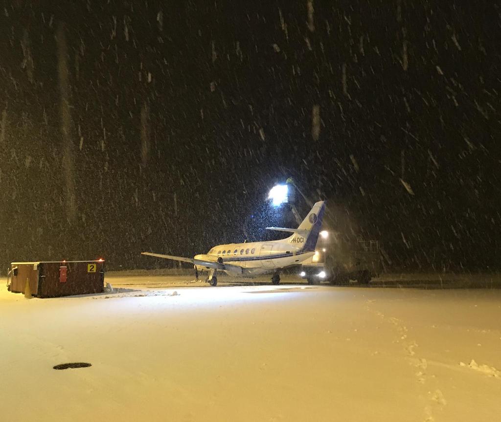 dagar Ändamålsenlig flygtrafik efter