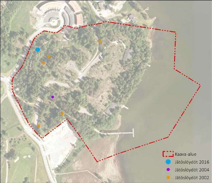 12 Bild 2-2. Fynd av flygekorrspillning 2002 2016. Fågelbestånd Fågelbeståndet i Sarvviksområdet har inventerats i juni 2001.