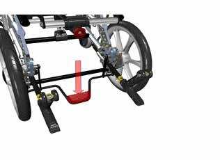 6.20 Bromsarna Netti Dynamic S med 16 drivhjul är utrustad med trumbromsar med 3 driftlägen Parkeringsbroms med fotpedal Användarstyrda parkeringsbromsar med handtag