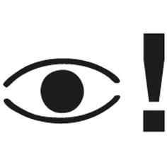 Används för att fästa uppmärksamhet på en potentiell risksituation som kan leda till skador på person eller utrustning 1.