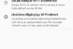 Enheten väljer även det optimala nätverket automatiskt i området för den bästa internetanslutningen.