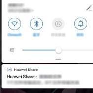 Ingen bekräftelse krävs om de två Huawei-enheterna är inloggade med samma HUAWEI-ID.