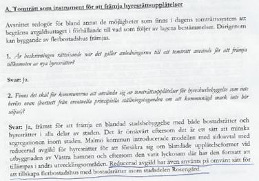33 av 36 Ekonomiska bidrag till vissa boende medan andra stängts in i en skuldfälla.