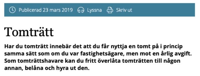 4 av 36 Förskönar Malmö Kommun tomträtten och vilseleder konsumenter in i en tomträttskuldfälla? Refererar till Finansinspektionens ansvar vad gäller konsumentskydd.