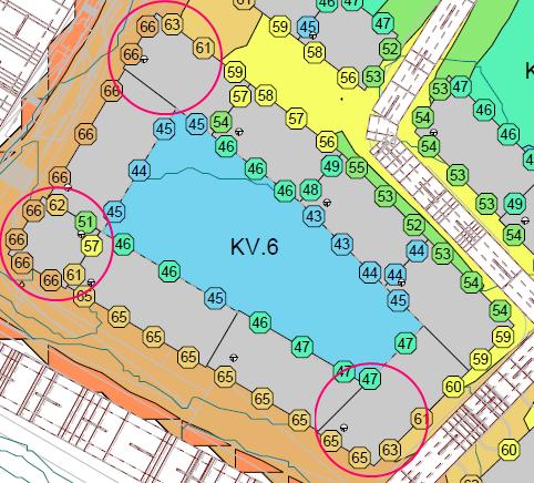 Föreslagna bullerskärmar och hastighetssänkning beräknas resultera i en mycket marginellt förändrad trafikbullernivå och påverkar inte lägenheternas planering för att uppfylla riktvärden enligt ovan.