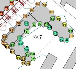 Föreslagna bullerskärmar och hastighetssänkning beräknas resultera i en mycket marginellt förändrad trafikbullernivå och påverkar inte lägenheternas planering för att uppfylla riktvärden enligt ovan.