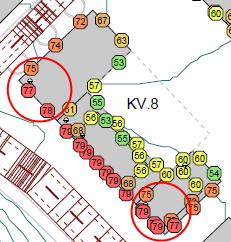 Föreslagna bullerskärmar och hastighetssänkning beräknas resultera i en mycket marginellt förändrad trafikbullernivå och påverkar