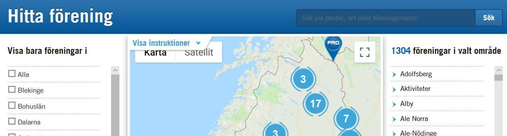 sätt: PRO Riks Längs ner på sidan en