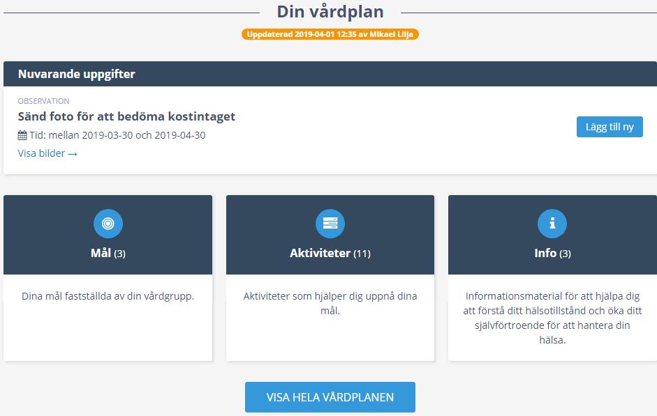 tilldelade dessa formulär, om det finns några. Du kan också få tillgång till de frågeformulär du svarat på tidigare. Spårning (Nummer 4 i Figur 1).
