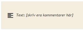 Avsnitt i rapporten Rapporten är uppbyggd av rubriker och stycken samt instruktioner i blått, om vad som ska analyseras och kommenteras.