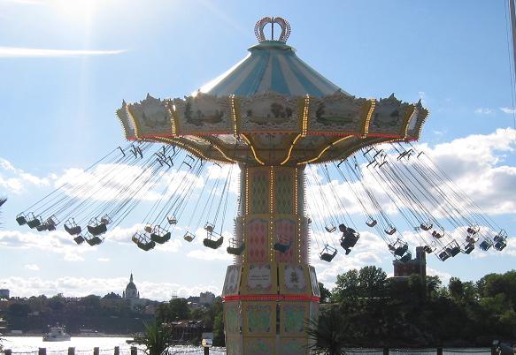 Arbetsblad b för lektion på Gröna Lund Flygande Elefanterna Tag med ett "gosedjurslod" (mjukt djur, ma 10 cm stort, i mjukt snöre, högst 20 cm långt) och sätt det i gungning.