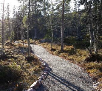 Märkningen sker under 2019 2020 när arbetet med den nya nationalparksprofilen med byte av skyltar och vägmarkeringar genomförs.