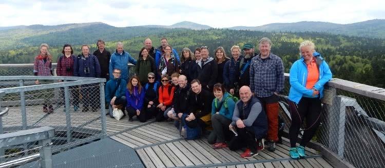 19 Studieresa i april 2018 med turistföretagare, nationalparksförvaltare, kommuner och organisationer till den tyska nationalparken Bayrischer Wald var lite av en game changer för projektet.