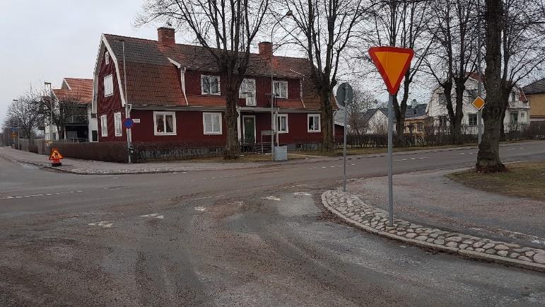 26 Storgatan - Börstorpsgatan En befintlig korsning i Väst- öst stråket.