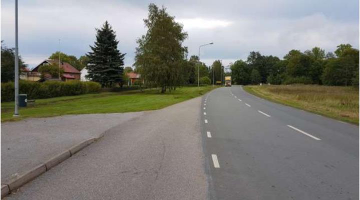 NY GÅNG- OCH CYKELVÄG Komplettering av genomfartsstråket. Tibrovägen från Idrottsgatan till Mo kyrka.