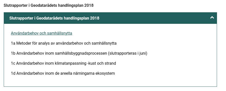 Geodata.se De webbsända slutrapporteringarna under v 14, publiceras på www.