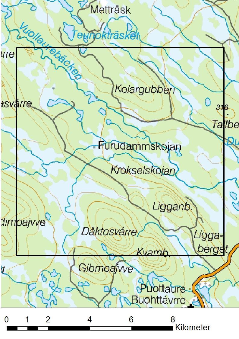 Bedömning av natur- och produktionsvärden 3 Landskap (Lappland, Småland, Östergötland). 10000 ha.