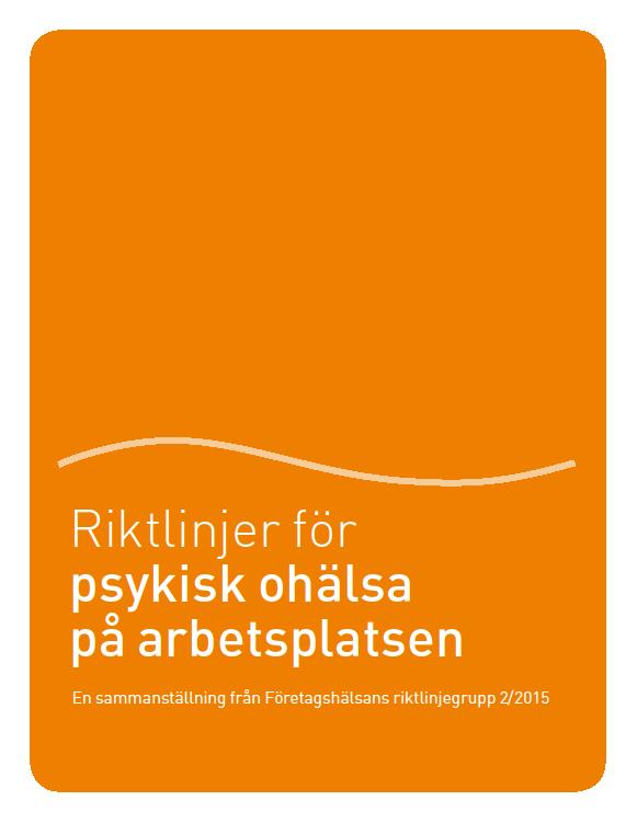 förmåga i relation till nuvarande arbete (gärna problemläsningsbaserad samtalsmetodik ex ADA) (Riktlinjer för psykisk ohälsa på