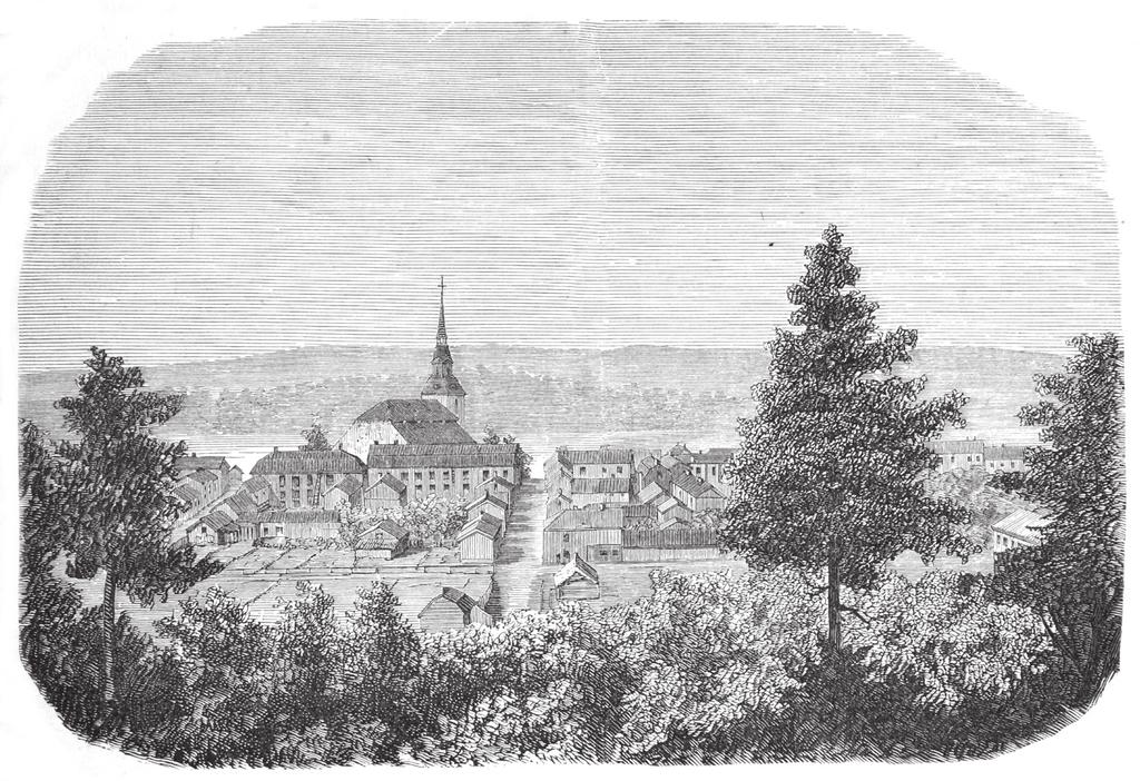 Kapitel 2 Bild. Lindesberg före branden.