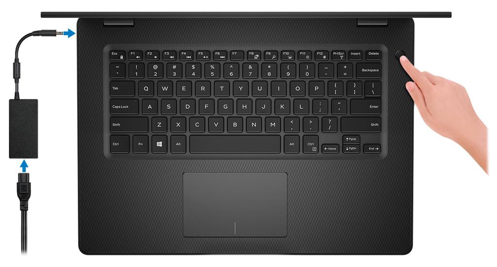GUID-D0F3A9B3-B68D-4072-8770-12E5363766D1 1 Ställa in din Inspiron 14 3480 OBS: Bilderna i det här dokumentet kan skilja från din dator beroende på konfigurationen du beställde.