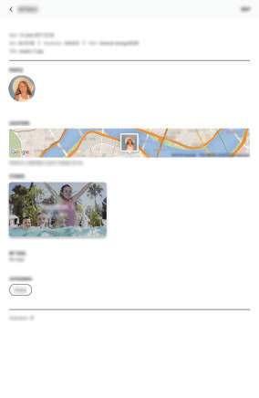 Appar och funktioner Visa information för bilder och videoklipp Du kan visa filinformation som människor, plats och grundläggande information.