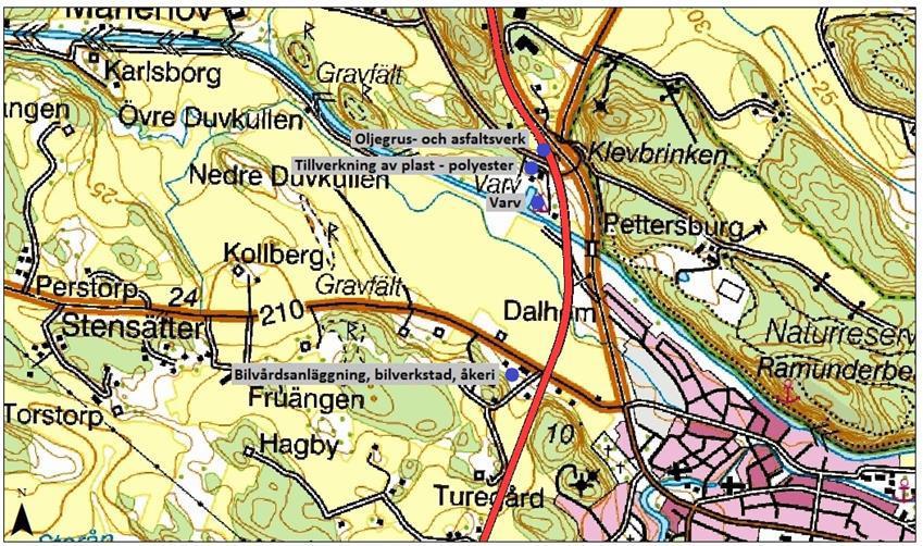 16 (32) För mer information se Viltpassageplan och Påverkade naturvärden (utredningen finns som bilaga till MKB).