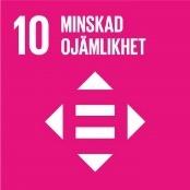 8 (13) Minska den ekonomiska ojämlikheten (10.1) Främja att alla människor oavsett bakgrund inkluderas i det sociala, ekonomiska och politiska livet (10.