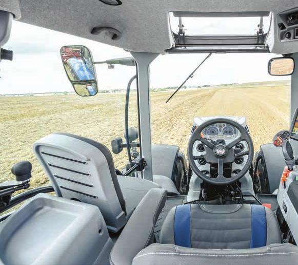 10 FÖRARMILJÖ Upplev en revolution i sättet att använda en traktor. En ergonomisk, rymlig och praktisk förarplats är ett nödvändigt krav för att kunna vara produktiv hela dagen.