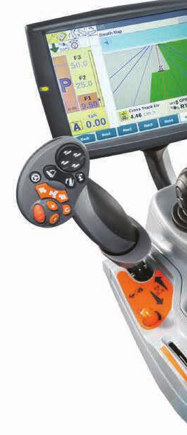 12 SIDEWINDER II ARMSTÖD OCH COMMANDGRIP MULTIFUNKTIONSHANDTAG SideWinder II: bästa möjliga sättet att kombinera lantbruk med ergonomi.