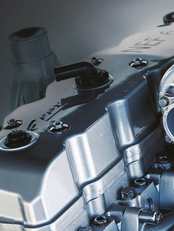 16 MOTOR Drivs med FPT Industrial. New Holland är inte ensam när det gäller Tier 4-teknik. De kan dra nytta av erfarenheten från sin interna utvecklingsgrupp: FPT Industrial.