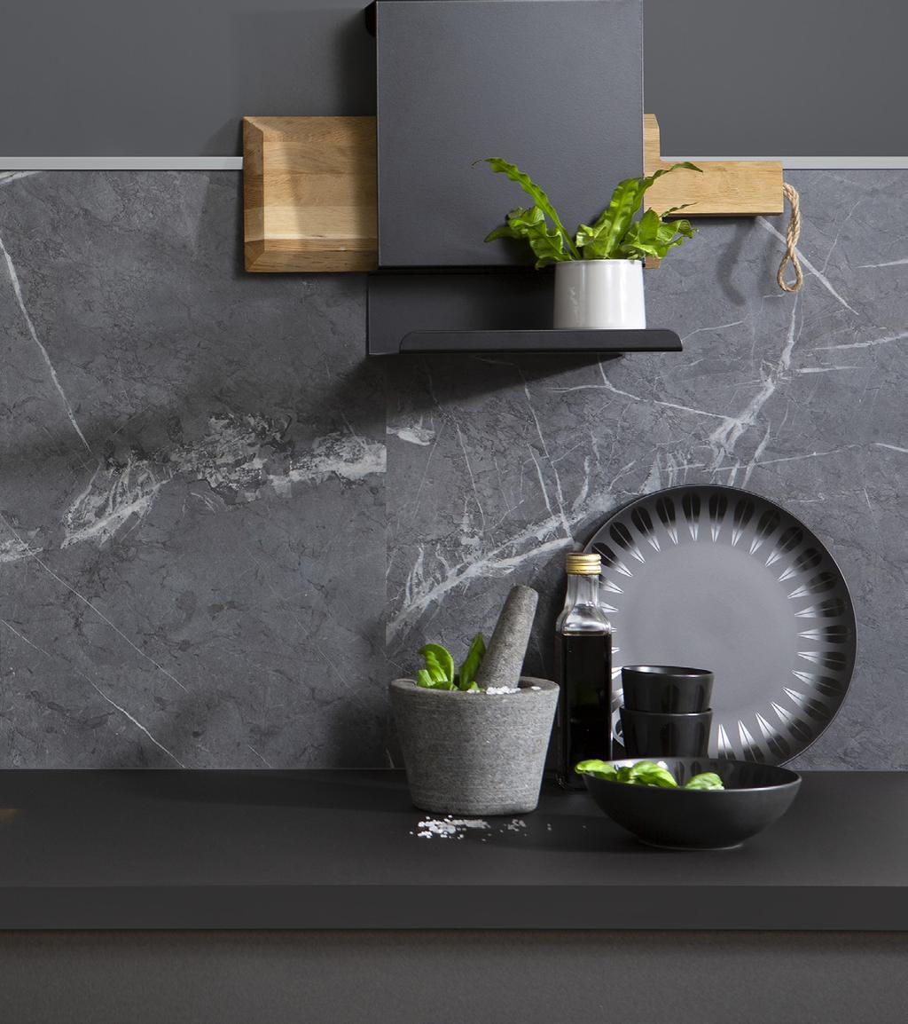 Fibo A smart way to transform your wall Väggskivor & Kitchen Board Fibo Marcato 2278 BLACK