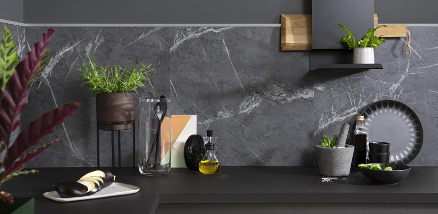 Fibo Kitchen Board monteras direkt på regelverk eller befintlig vägg.