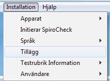 I SpiroCheck programvaran kan serienummer läggas till på två olika sätt: Lägga till flera serienummer på samma gång.