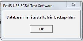 det att återställningsfilen skapats kommer att FÖRLORAS.