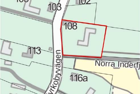 INVENTERINGSBLANKETT, OBJEKT Nr. 29 Objektets adress Kyrkobyvägen 108 - RN:r/tomt 280-404-5-73 BESKRIVNING AV GÅRDSGRUPPEN OCH NÄRMILJÖN Gårdstunet är beläget på en synlig plats invid Kyrkobyvägen.