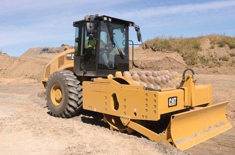BAKOM ALLT FÖRTROENDE Genom att utnyttja vår omfattande erfarenhet inom anläggningsbranschen, har Caterpillar producerat en serie vibrerande jordkompaktorer, som ger entreprenörer över hela världen