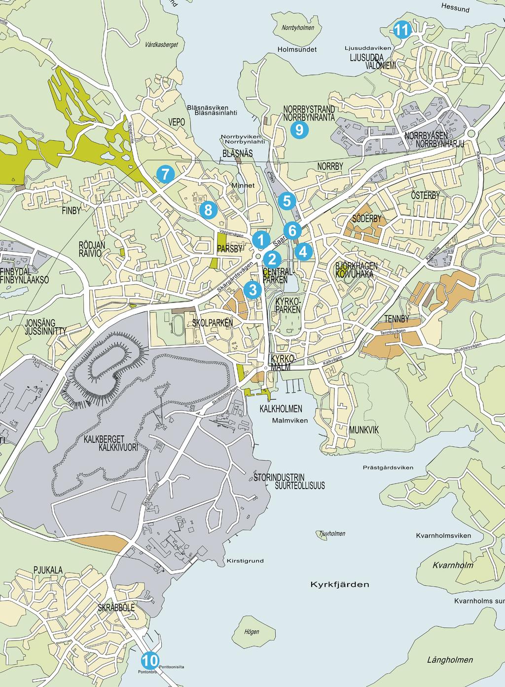 Den aktuella detaljplaneringen
