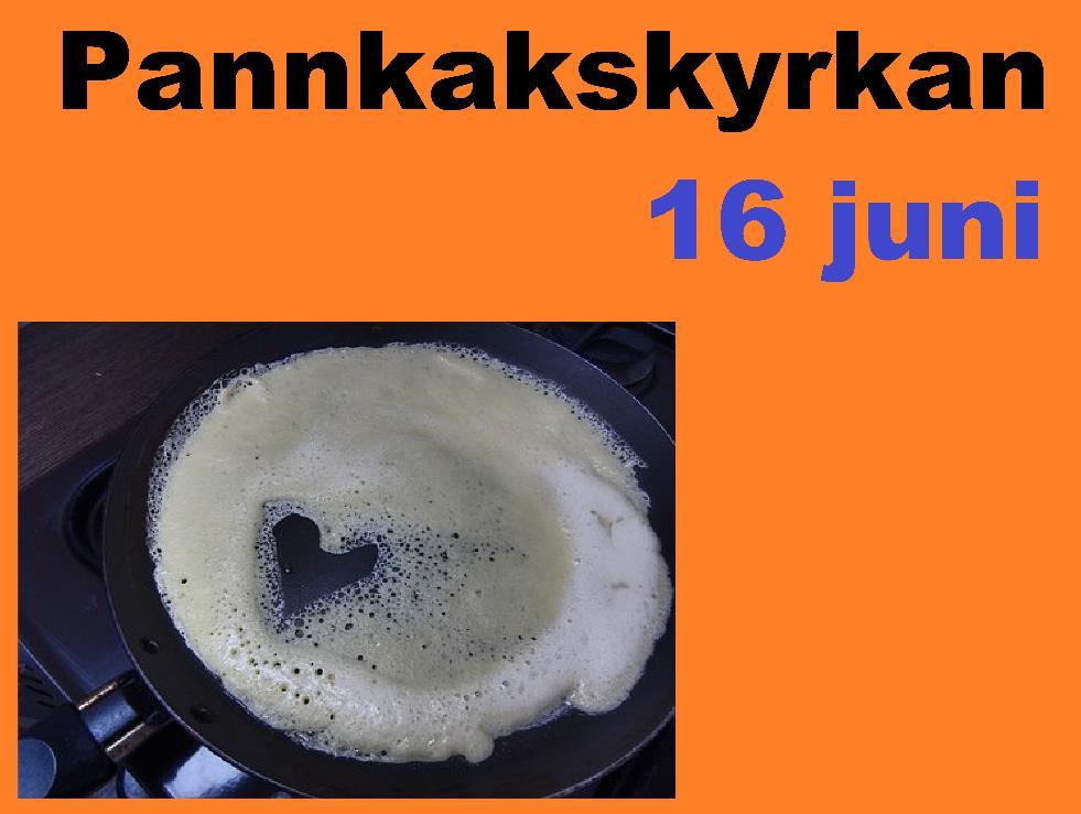 Lördaxfika i församlingshem fortsätter även under sommaren Lördagar kl 14-16. Här är datum då vi inte har Lördaxfika: 16 juni Varför?
