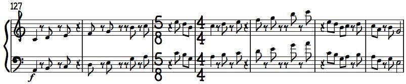 Bildexempel 54 Coda (I) Kompositionen avslutas med en tillagd coda.