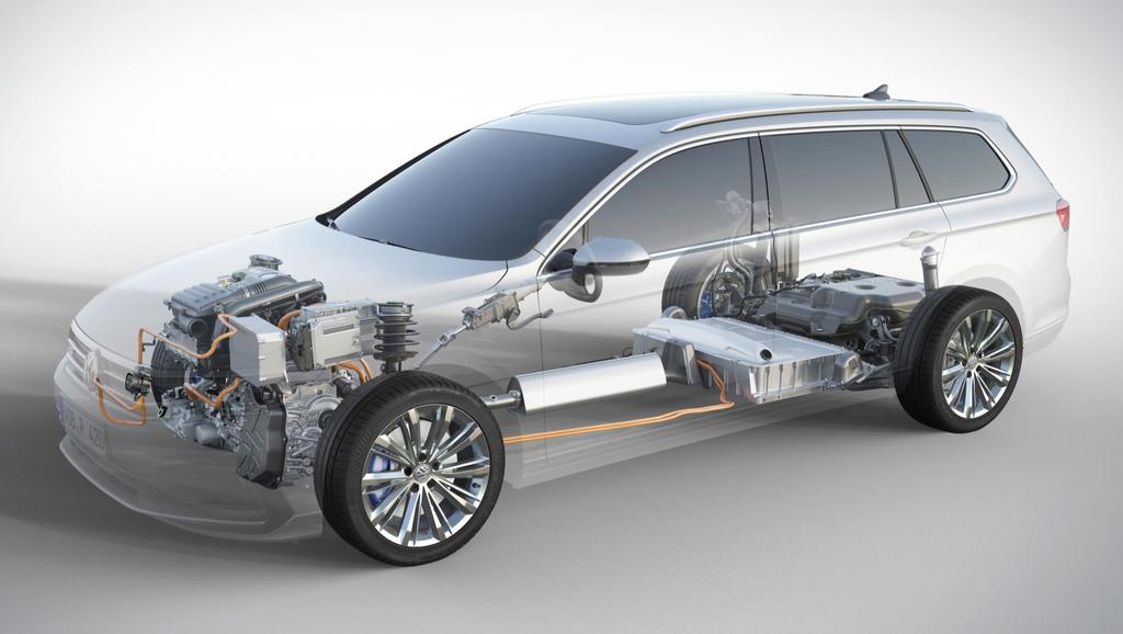 Nya Passat GTE Batterikapacitet ökad från 9,9 till 13 kwh 55 km enligt WLTP, 70 km enligt NEDC 218 hk, TSI