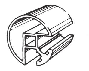 Hörnprofil Längd: 180 mm Art nr 02 Längd: 000 mm Art