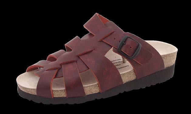 Genomstucken Pantolett Campari Art. X01668 normal läst stl.
