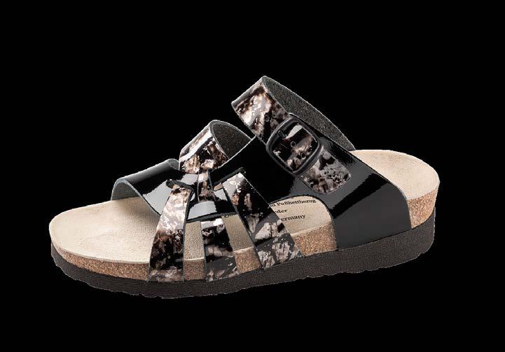 Pantolett Campari 3-remmar Art. X02536 normal läst stl. 35-43 Pantolett Jeans 3-remmar Art.